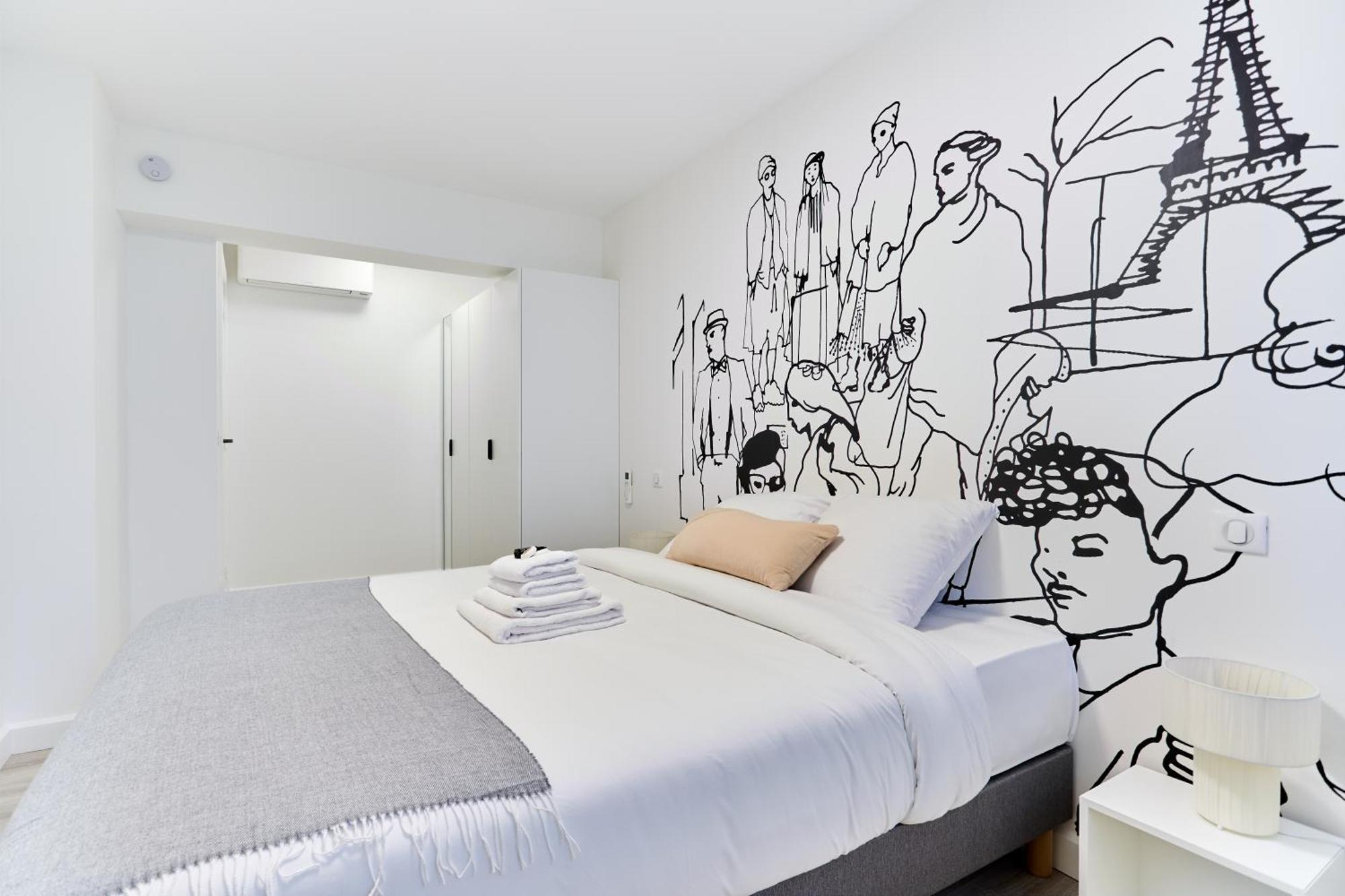 Elegant 1 Climatise Tour Eiffel A Pied *